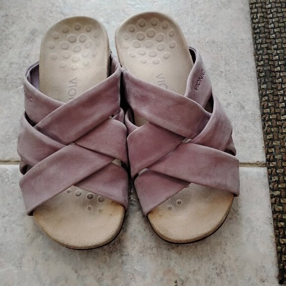 Vionic Juno Lavender Slides Size 7 - Picture 2 of 2